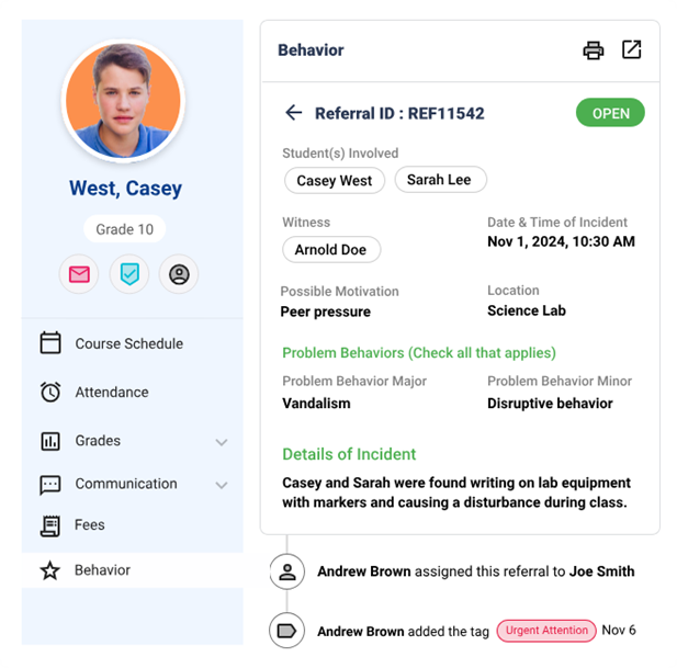 Behavior Tracking